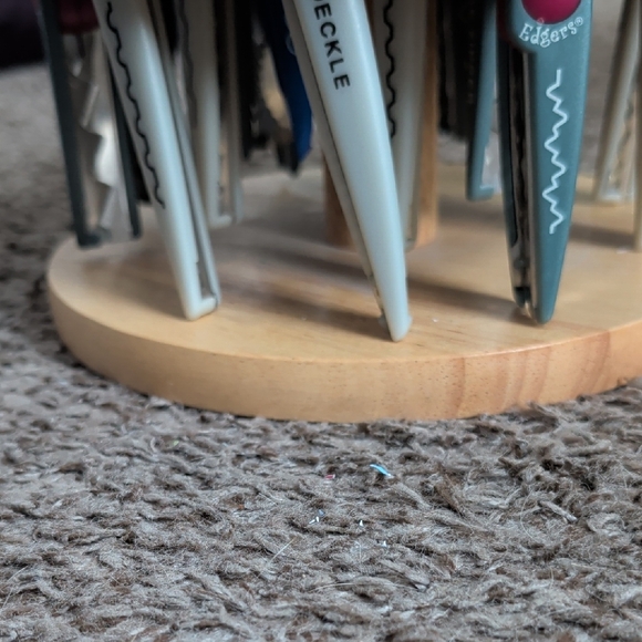 Vibrant Multi-Color And Pattern Scissors Carousel - Picture 6 of 7